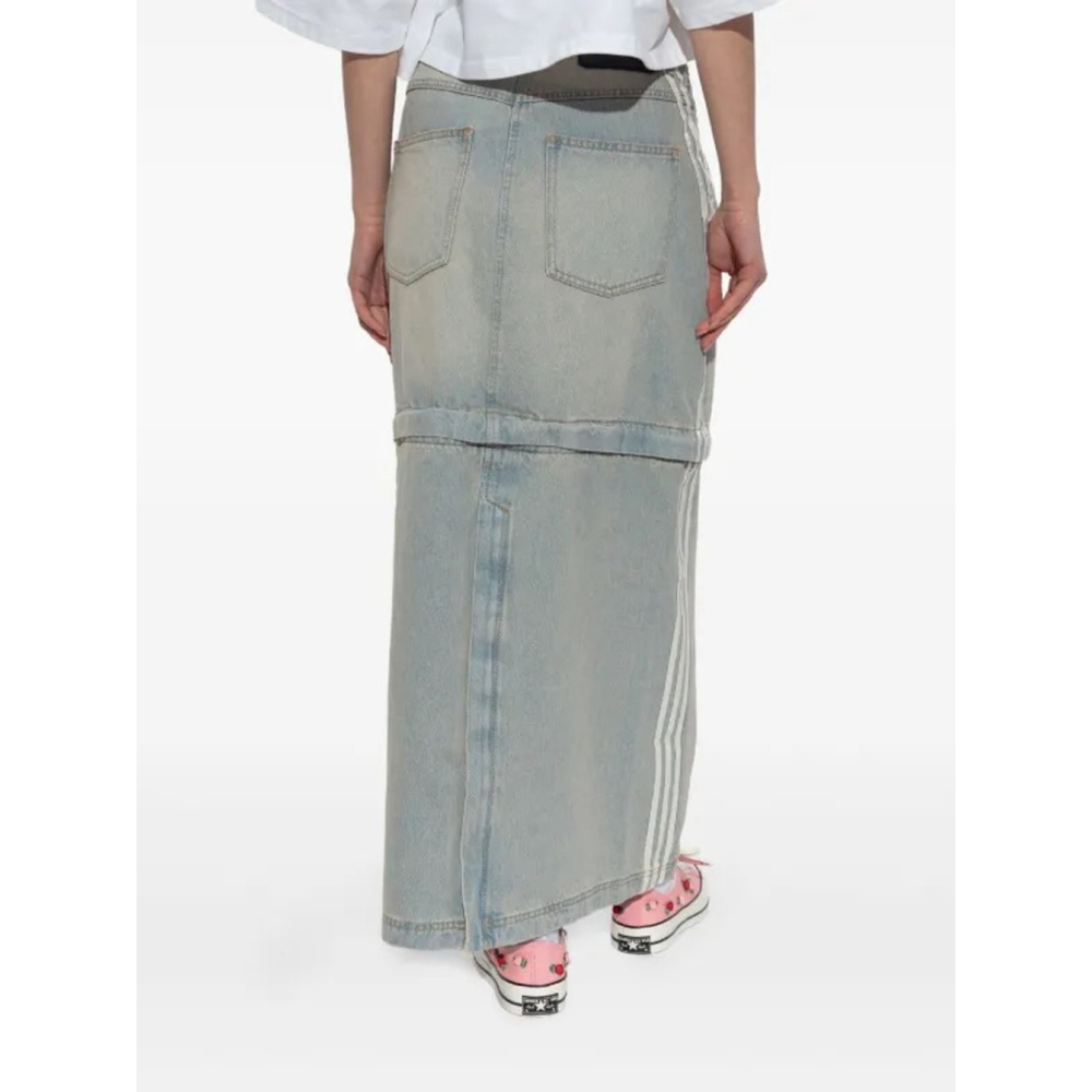 adidas Adilenium Season 3 skirt Sz 10 light wash - Picture 2 of 11